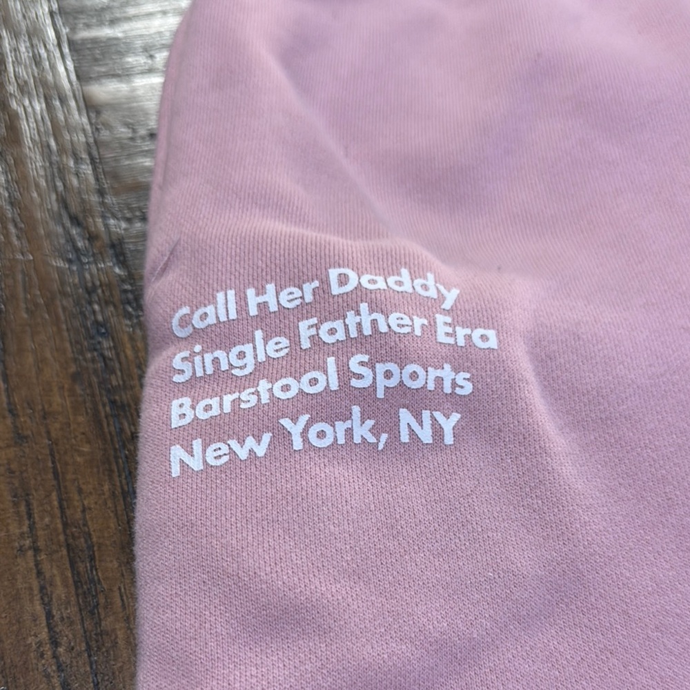 Pink Call Her Daddy Joggers